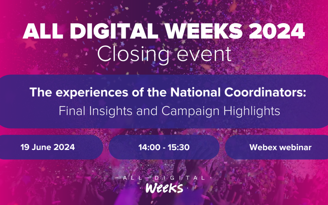 AD Weeks 2024 Closing Webinar: the experiences of the National Coordinators!