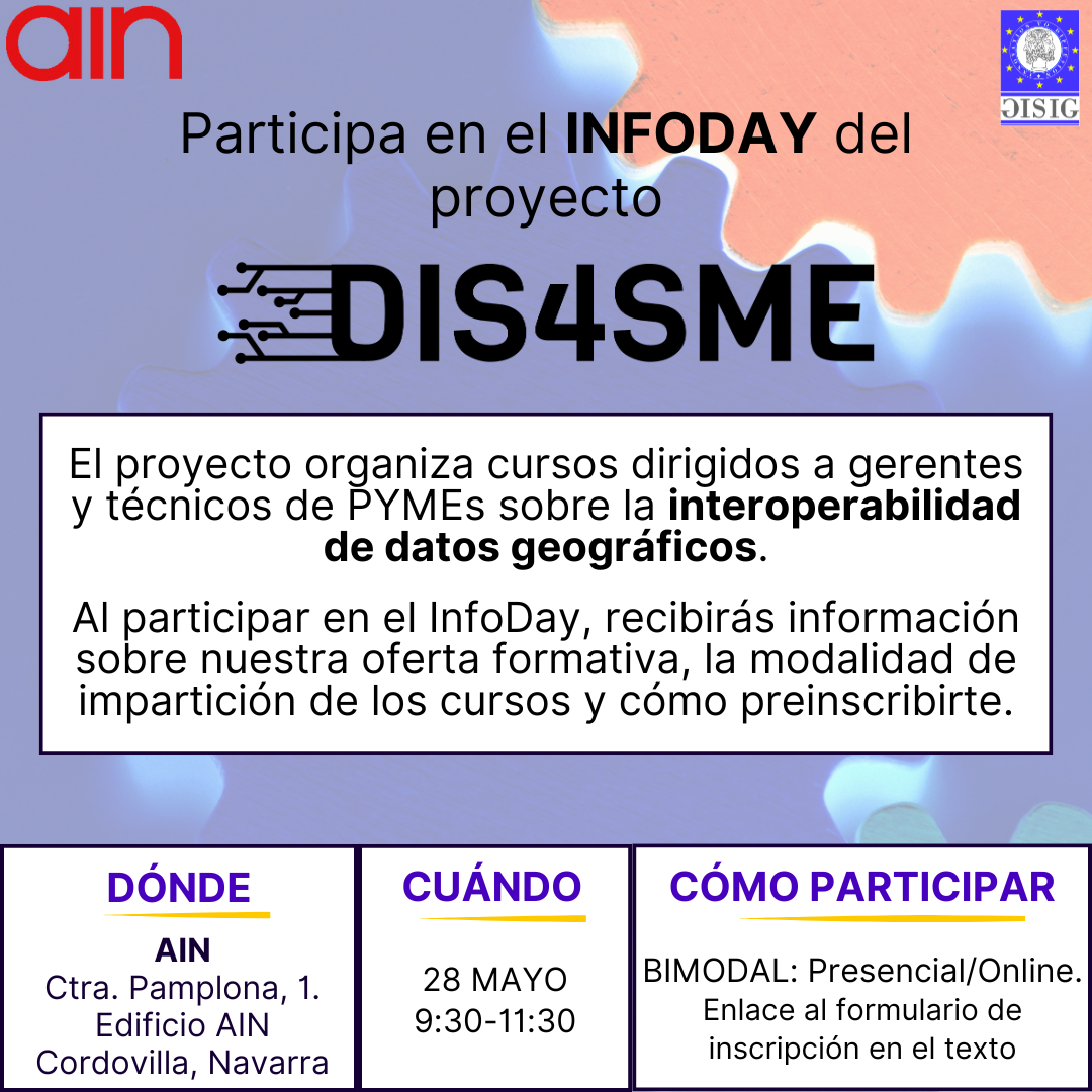 DIS4SME InfoDay – Pamplona (AIN)