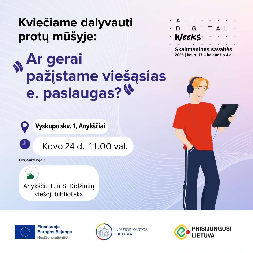 Protų mūšis „Ar gerai pažįstame viešąsias e. paslaugas?“