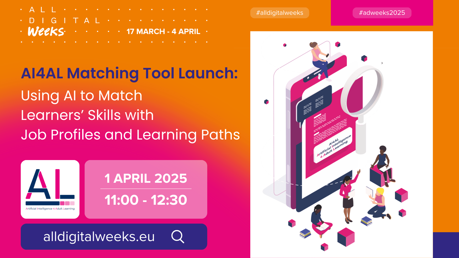 AI4AL Matching Tool Launch: Using AI to Match Learners’ Skills with Job Profiles and Learning Paths