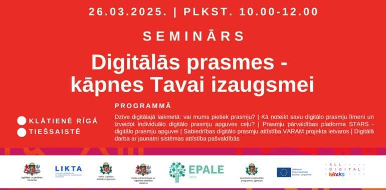 Seminar “Digital Skills – A Ladder to Your Growth”